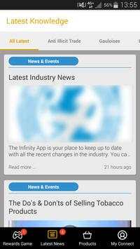 Infinity Customer App 1 تصوير الشاشة