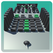 ball speed bump 3D icon