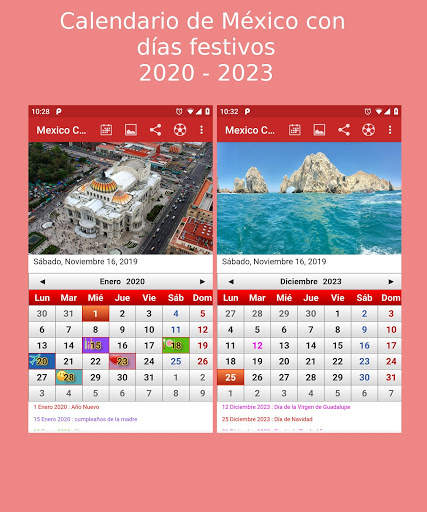 Mexico Calendario 2020 screenshot 4