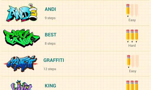 How to Draw Graffitis screenshot 2