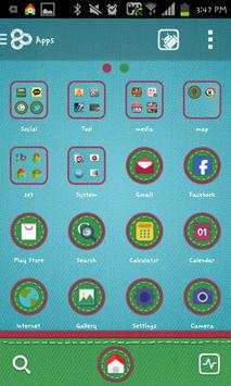 Winter paper go launcher theme screenshot 4
