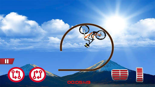 Crazy Bicycle Rider Uphill Stunts screenshot 6