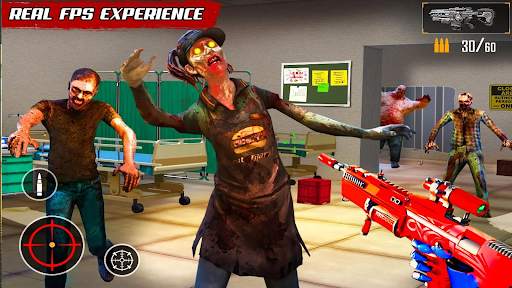 penembakan robot zombie fps screenshot 5