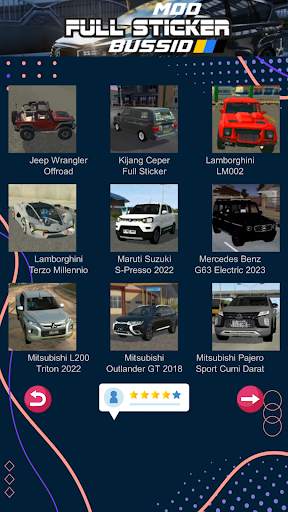 Mod Bussid Mobil Full Sticker screenshot 4