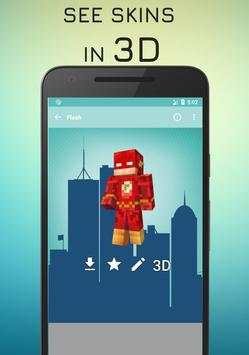 Superhero skins for Minecraft 3D screenshot 2
