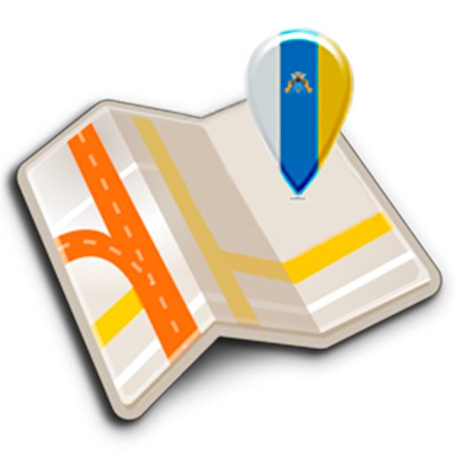 Map of Canary Islands offline icon