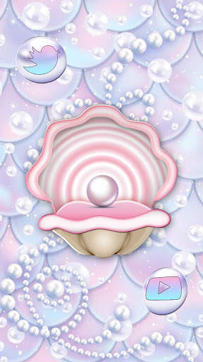 Mermaid, Peral Themes, Live Wallpaper screenshot 1