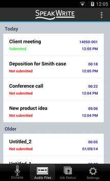 SpeakWrite Recorder screenshot 2