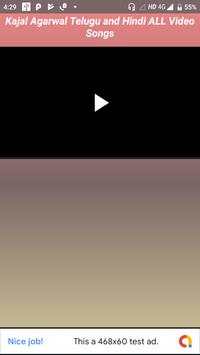 Kajal Agarwal Telugu ALL Video Songs App screenshot 3