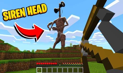 Siren Head Horror Craft Mod MC Pocket Edition screenshot 1