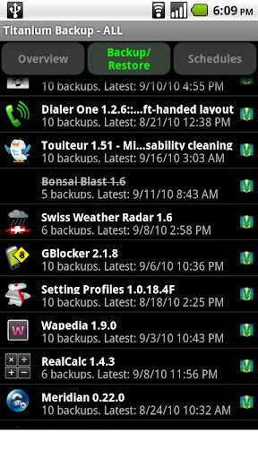 Titanium Backup PRO Key (root  screenshot 1