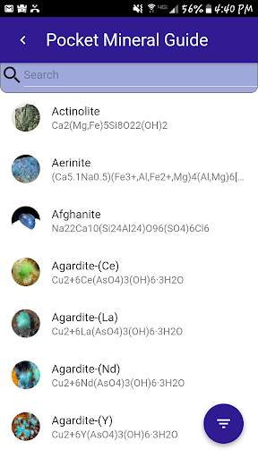 Pocket Mineral Guide скриншот 1