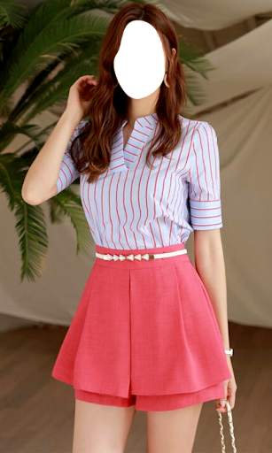 Women Short Skirt Photo Suit screenshot 5