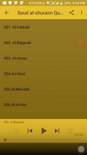 Saud al-shuraim Quran MP3 screenshot 6