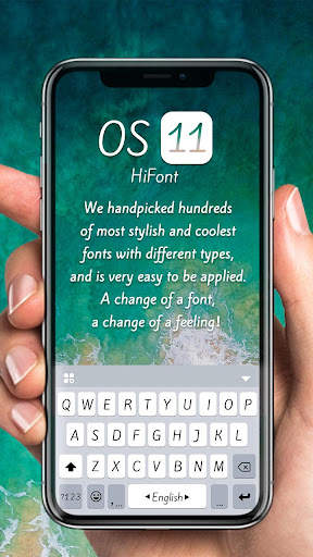 OS 11 Font for FlipFont screenshot 1