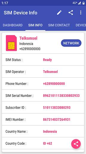 SIM Device Info screenshot 2