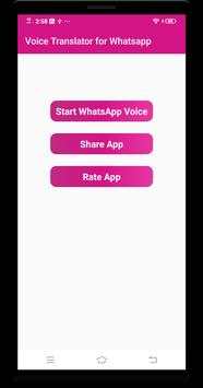 Voice Translator for Whatsapp screenshot 2