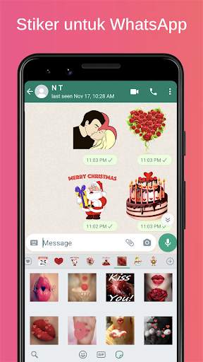 Stiker Cinta - WAStickerApps screenshot 2
