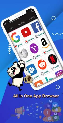 All in One App-social Browser screenshot 2