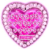 Pink Heart Keyboard Theme 10001005