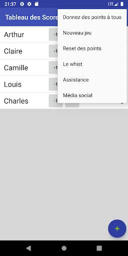 Tableau des Scores screenshot 5