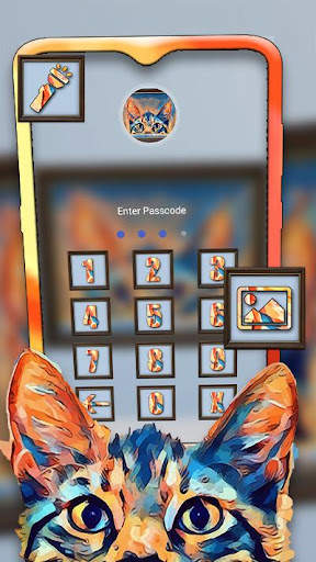 Cat Wall Frame Launcher Theme screenshot 5