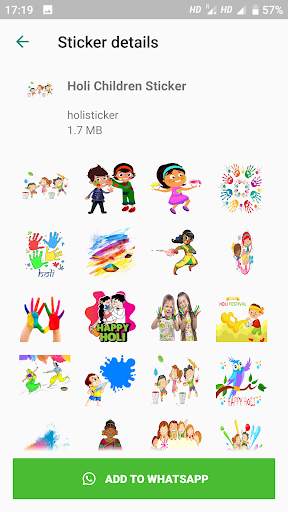 Holi Stickers For Whatsapp - WAStickers screenshot 5