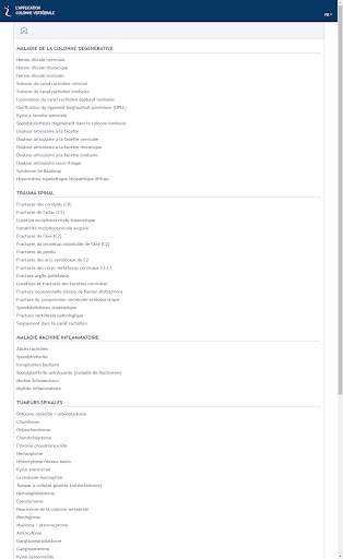 L'APPLICATION COLONNE VERTÉBRALE screenshot 10