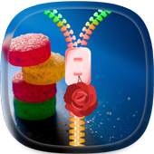 Candy Zipper Lock Screen 1.3