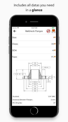 Piping Toolbox: ASME, Flange, Fitting, Valve, Eng screenshot 4