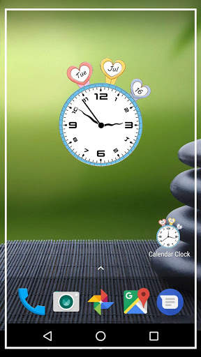 Calendar clock live wallpaper screenshot 6