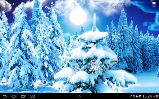 Winter Forest Live Wallpaper screenshot 8