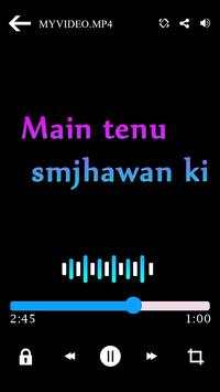 Black BG Lyrical Video Status - Black Screen Video screenshot 1