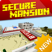 New Redstone Secure Mansion. Map for MCPE icon
