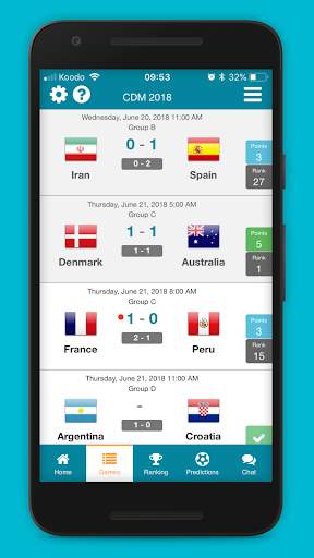 Sporteager - sport prediction app screenshot 4
