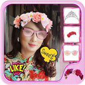 Flower Crown Beauty Camera icon