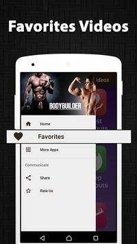 Gym Workout Trainer : bodybuilder & Fitness Video screenshot 6