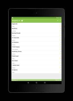 Shopping List screenshot 4