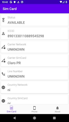 Sim Card Info screenshot 3