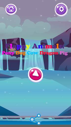 Flappy Animals: Pony Dog Cow Dragon Pig & Bird screenshot 1