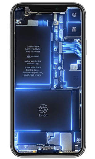 ⚡ Phone Electricity Live Wallpaper Free ⚡ screenshot 2