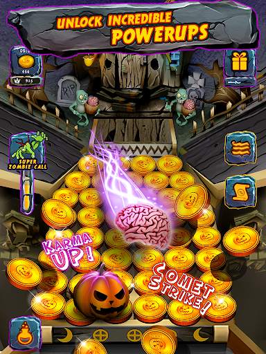 Zombie Ghosts Coin Party Dozer screenshot 1