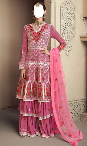 Women Sharara Photo Suit screenshot 13