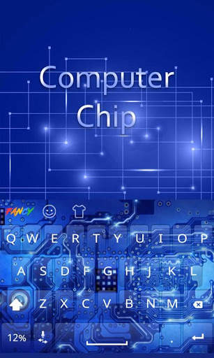 Chip Fancy Keyboard Theme 1 تصوير الشاشة