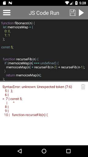 JS Code Run screenshot 2