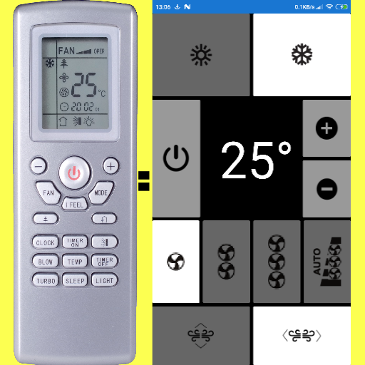 Sinclair Remote like picture! NO SETTING! SIMPLE! icon