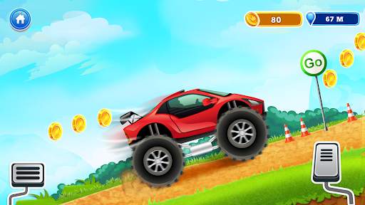 Uphill Races Car Game for kids screenshot 2