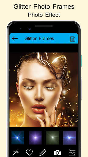 Light Photo Camera : magic crown neon color flare screenshot 1