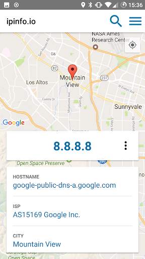IPInfo screenshot 1
