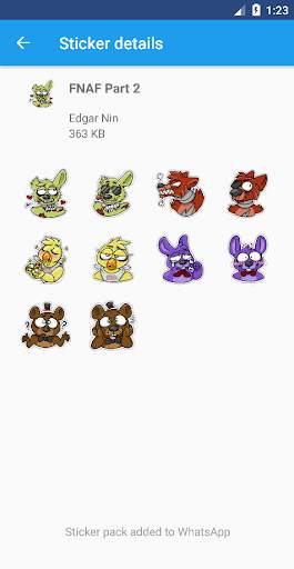 WAStickers - Fnaf Stickers screenshot 2